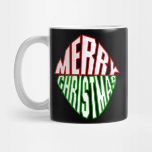 Merry Christmas in circle Mug